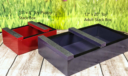 Boujee's Personalized Wooden Stack Training Box for Show Dogs
