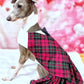 Dog Cat Pet Harness Dress Flannel School Uniform