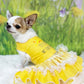 Dog Cat Pet Dress Harness "You are my Sunshine"  Dress with Crinoline