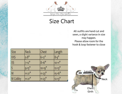 Pet Dog Cat Ruffle Harness Chihuahuas Rule
