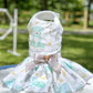 Dog Harness Dress Soft Teal Cuddle Friends Spring Cotton Lined Next Day Shipping
