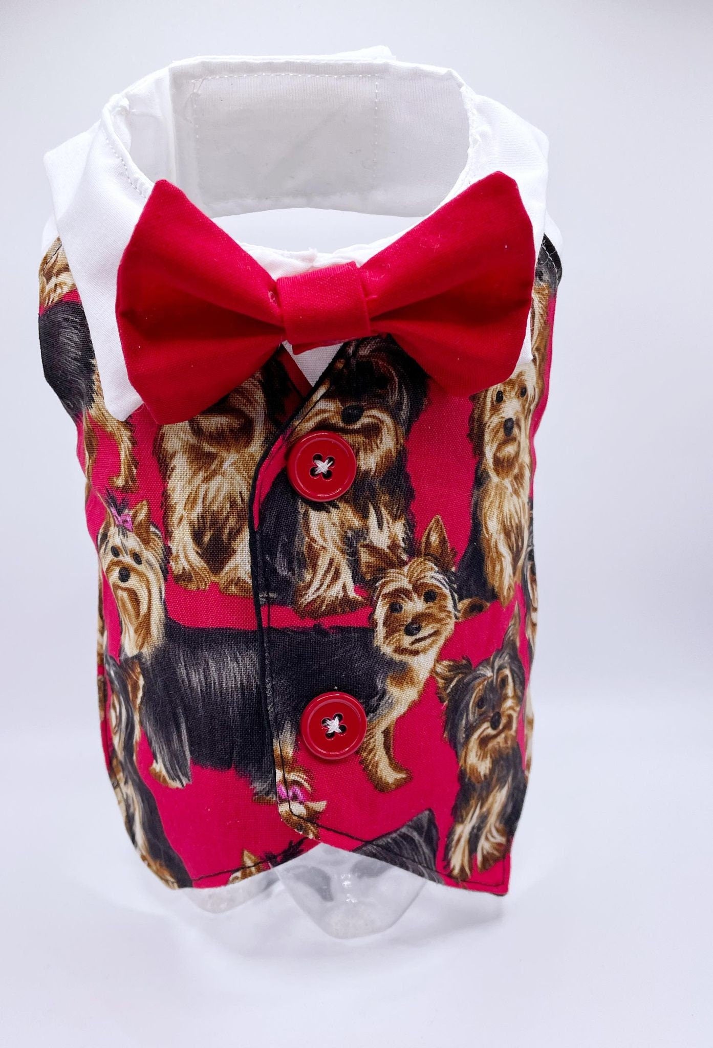 Dog Cat Pet Harness Vest Harness Yorkie Yorkshire Terrier Suit Tux