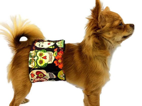Dog Belly Band Diaper Frida Folkart Marking Incontinence  Washable Reusable Waterproof Wrap Extra wide