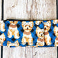 Dog Belly Band Diaper Blue Yorkie Marking Incontinence  Washable Reusable Waterproof Wrap Extra wide