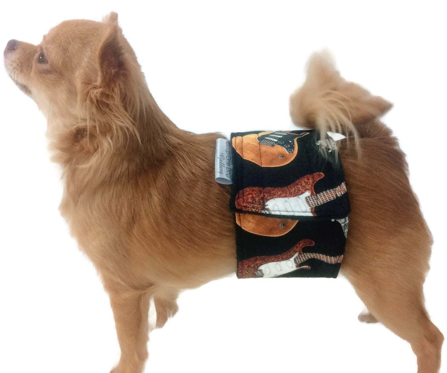 Dog Belly Band Diaper Guitars Marking Incontinence  Washable Reusable Waterproof Wrap Extra wide