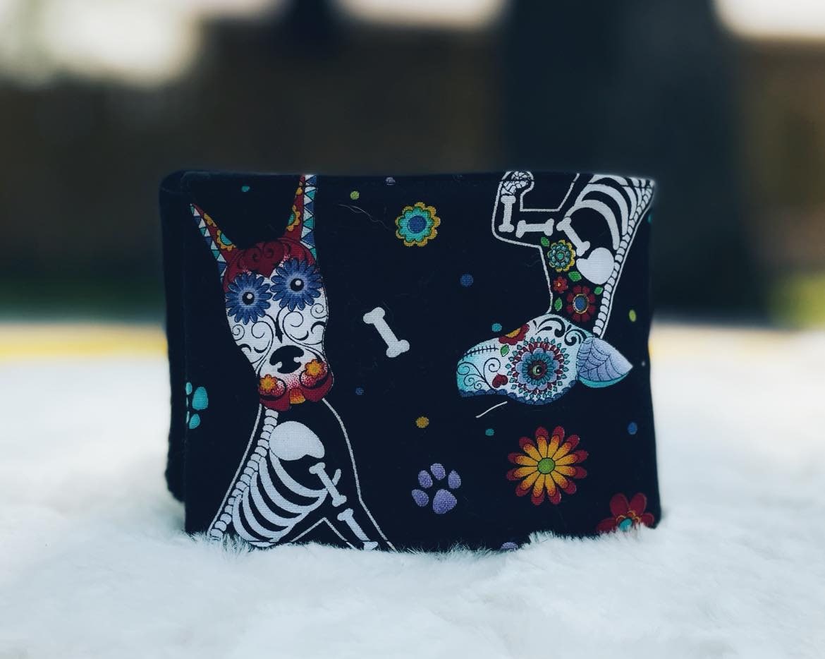 Dog Belly Band Diaper Sugar Skull Dogs Marking Incontinence  Washable Reusable Waterproof Wrap Extra wide